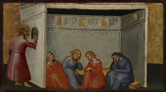 Scene from the Legend of St. Nicholas, Saint Nicholas Providing Dowries by Bicci di Lorenzo