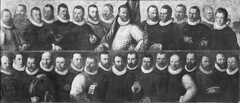 Schutters van de compagnie van kapitein Reynst Pietersz. en vaandrig Claes Claesz. Kruys by Anonymous
