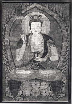 Seated Boddhisattva, Tara, on Lotus Throne by anonymous painter