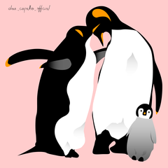 SKIPPER AND PING, two male penguins' love story by elsa capalbo