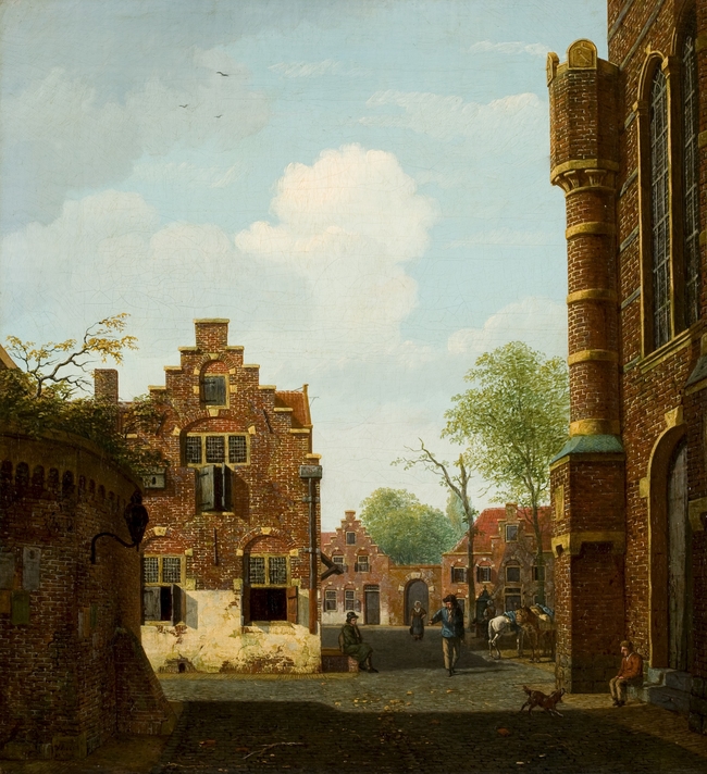 "Stadsgezicht" Bartholomeus Van Hove - Artwork On USEUM