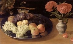 Still-Life of Grapes, Plums and Apples by Jacob van Es
