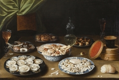 Still Life with Various Vessels on a Table by Osias Beert