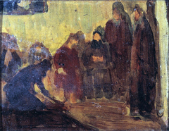 Study, Christ Washing the Feet of the Disciples by Henry Ossawa Tanner