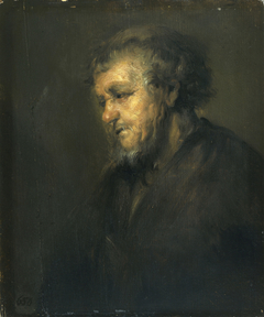 Study of an Old Man in Profile by Rembrandt