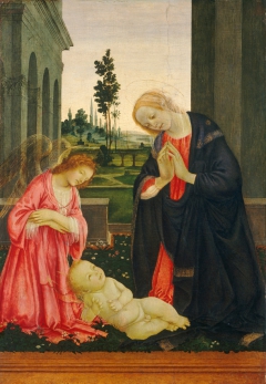 The Adoration of the Child by Filippino Lippi