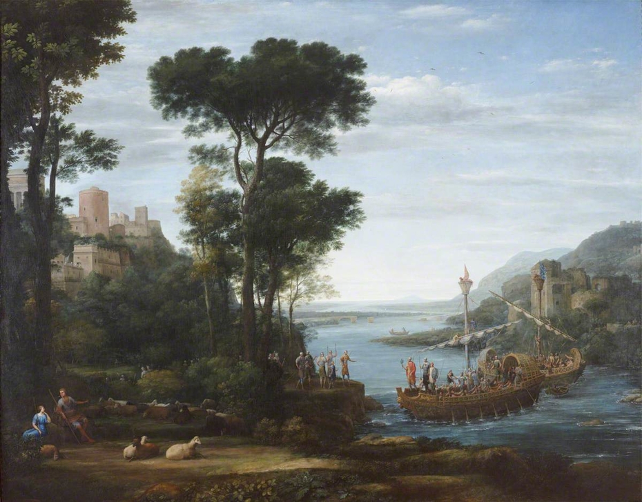 The Arrival of Aeneas at Pallanteum