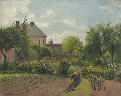 The Artist's Garden at Eragny by Camille Pissarro