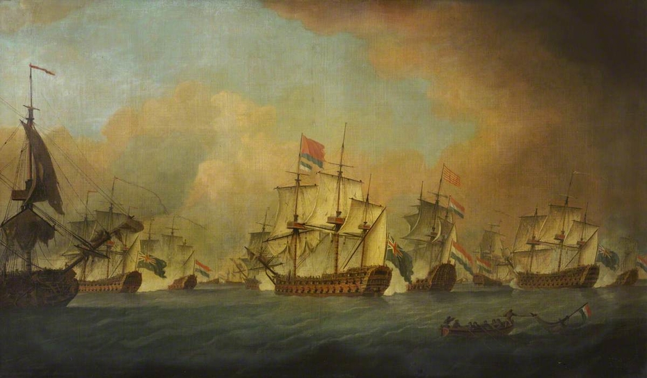 The battle of the Dogger Bank, 5 August 1781