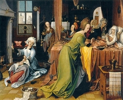 The Birth of the Virgin by Jan de Beer