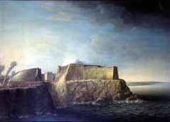 The Capture of Havana, 1762: Storming of Morro Castle, 30 July by Dominic Serres