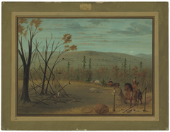 The Cheyenne Brothers Returning from Their Fall Hunt by George Catlin