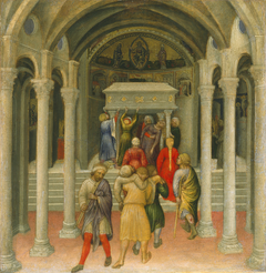 The Crippled and Sick Cured at the Tomb of Saint Nicholas by Gentile da Fabriano