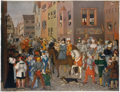 The Entry of King Rudolf of Habsburg into Basel in 1273 by Franz Pforr