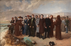 The Execution by Firing Squad of Torrijos and his Companions on the beach at Málaga by Antonio Gisbert
