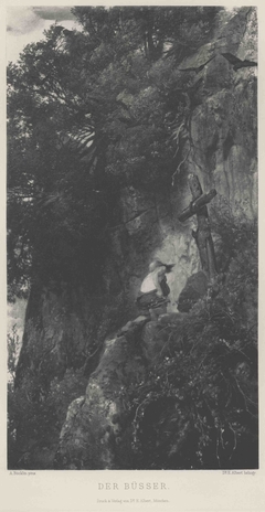 The hermit by Arnold Böcklin