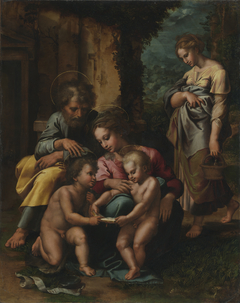 The Holy Family by Giulio Romano