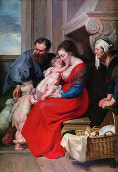 The Holy Family with Saint Elizabeth and Saint John the Baptist