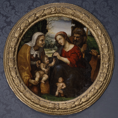 The Holy Family with Saint Elizabeth and the Infant Saint John the Baptist by Sodoma