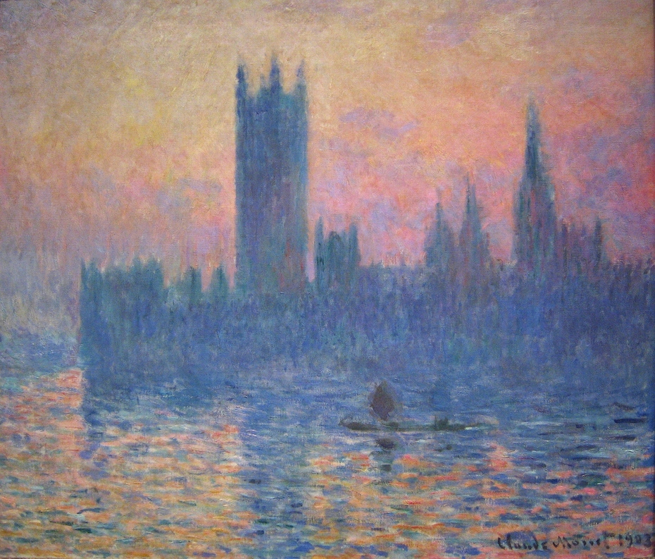 The Houses of Parliament, Sunset