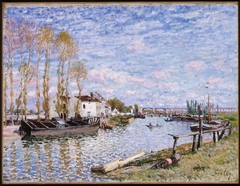 The Loing at Saint-Mammès by Alfred Sisley