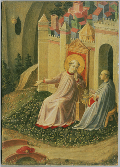 The Papacy Offered to Saint Gregory the Great [?] by Fra Angelico