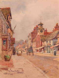 The Town Clock, Steyning by Wilfred Williams Ball