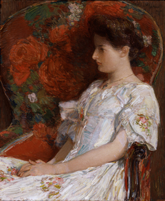 The Victorian Chair by Childe Hassam
