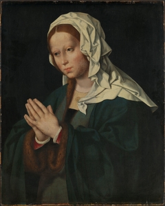 The Virgin Mary in Prayer by Joos van Cleve