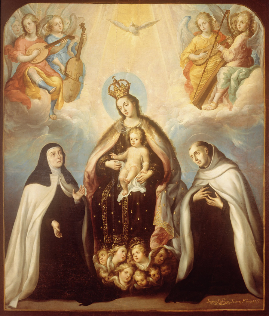 The Virgin of the Carmen with Saint Theresa and Saint John of the Cross