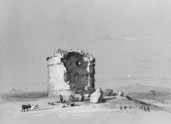 Torre dei Schiavi, The Roman Campagna (from Cropsey Album) by Jasper Francis Cropsey