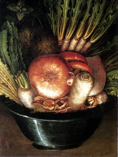 Portrait with Vegetables