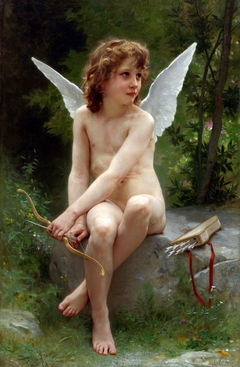 Amour A L'affut (Love on the Look Out) by William-Adolphe Bouguereau