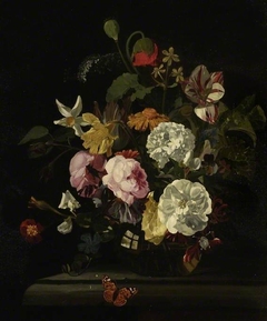Vase of flowers by Cornelis Verelst