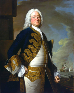 Vice-Admiral John Byng, 1704-57 by Thomas Hudson