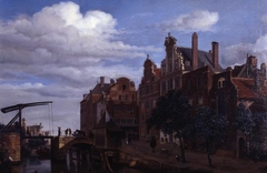 View in Amsterdam by Jan van der Heyden