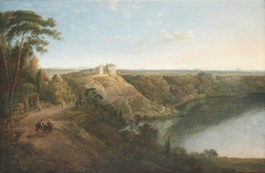 View of Castel Gandolfo by Thomas Jones
