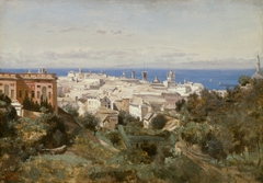 View of Genoa by Jean-Baptiste-Camille Corot