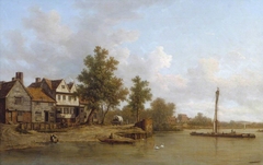 View on the Thames by William Marlow