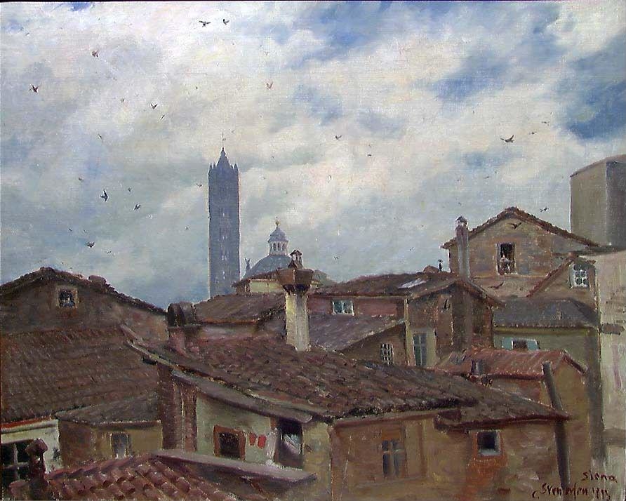 View over Roofs in Siena