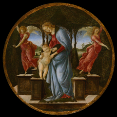 Virgin and Child with Two Angels