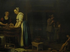 Washerwomen by Hendrik Martenszoon Sorgh