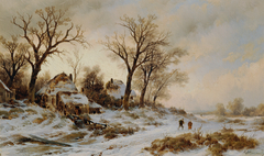 Winterlandschaft by Remigius Adrianus Haanen