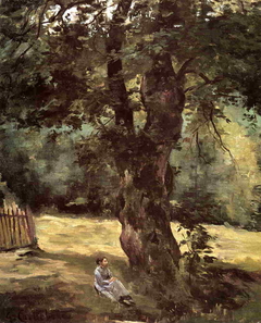 Woman Seated beneath a Tree