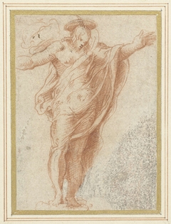 Zegenende Christus by Polidoro da Caravaggio