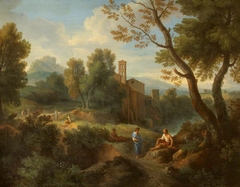 A Classical Landscape by Jan Frans van Bloemen