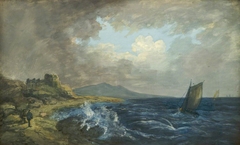 A Coastal Scene by attributed to George Morland