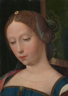 A Female Head by Master of the Female Half-Lengths
