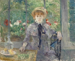 À la campagne by Berthe Morisot