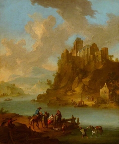 A Landscape with a Village on a Hill